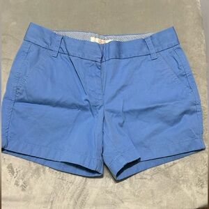 J. Crew Cornflower Blue Chino Shorts